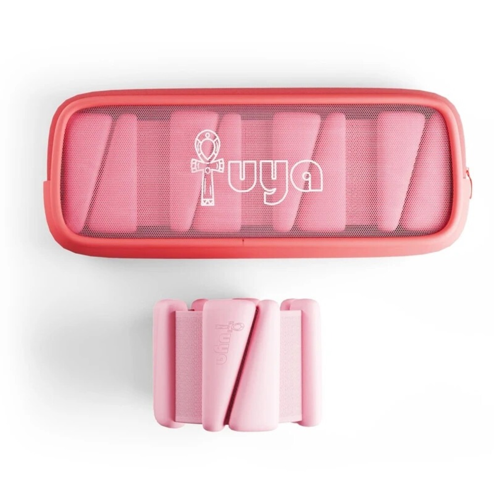 Tuya Adjustable Wearable Wrist & Ankle Sport Weights 2 pack 1lb Pastel Pink NEW